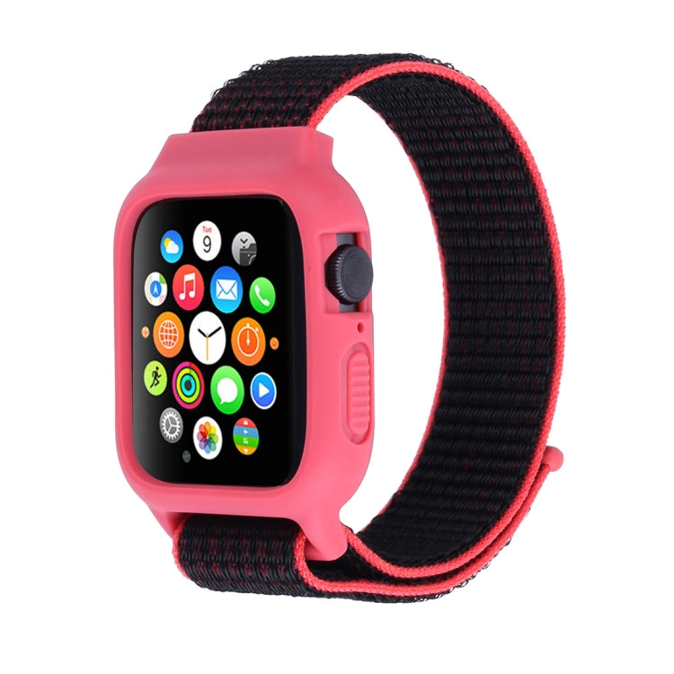 For Apple Watch Ultra 49mm&Watch Ultra 2 49mm / Series 10 46mm / 9&8&7 45mm / SE 3&SE 2&6&SE&5&4 44mm / 3&2&1 42mm Nylon Watch Band with Hook and Loop Fastener, For Apple Watch Ultra 49mm / Series 8&7 45mm / SE 2&6&SE&5&4 44mm / 3&2&1 42mm