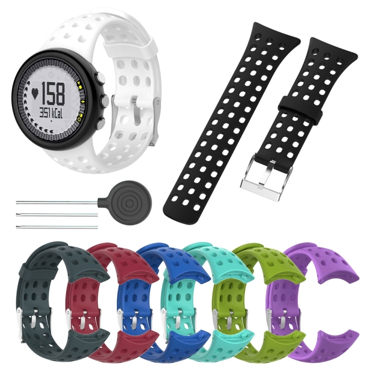 Silicone Male Watch Band for SUUNTO M1 / M2 / M4 / M5