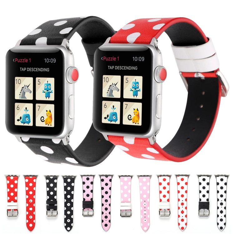Fashion Dot Series Watchband For Apple Watch Series 6 & SE & 5 & 4 40mm / 3 & 2 & 1 38mm