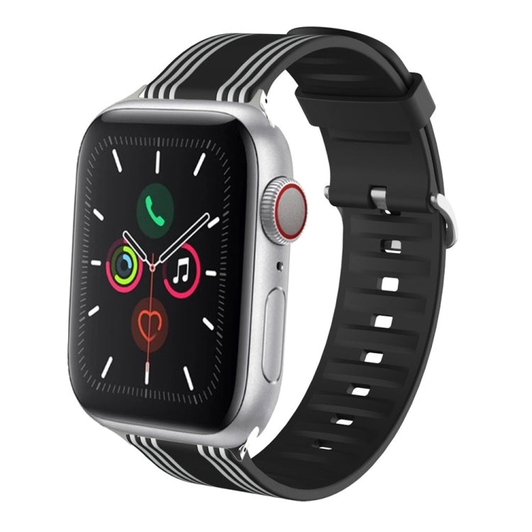 Silicone Replaceable Watch Strap, For Apple Watch Ultra 49mm / Series 8&7 45mm / SE 2&6&SE&5&4 44mm / 3&2&1 42mm, For Apple Watch Series 8&7 41mm / SE 2&6&SE&5&4 40mm / 3&2&1 38mm, For Apple Watch Series 7 45mm / 6 & SE & 5 & 4 44mm / 3 & 2 & 1 42mm