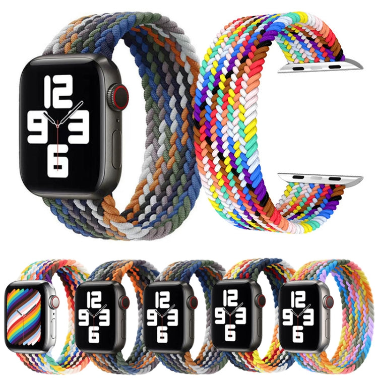 Metal Head Braided Nylon Replacement Watchbands, Size: XS 135mm For Apple Watch Series 6 & SE & 5 & 4 44mm / 3 & 2 & 1 42mm, XS 135mm 44mm / 42mm