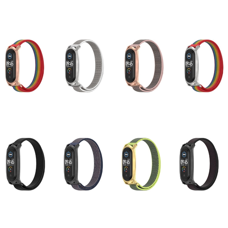 For Xiaomi Mi Band 6 / 5 Mijobs GT Nylon Loop Watch Band