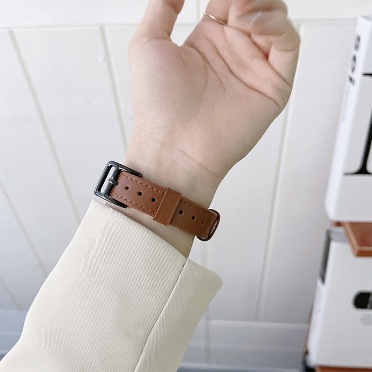 Leather Watchband For Apple Watch Series, 7 41mm / 6&SE&5&4 40mm / 3&2&1 38mm, 7 45mm / 6&SE&5&4 44mm / 3&2&1 42mm