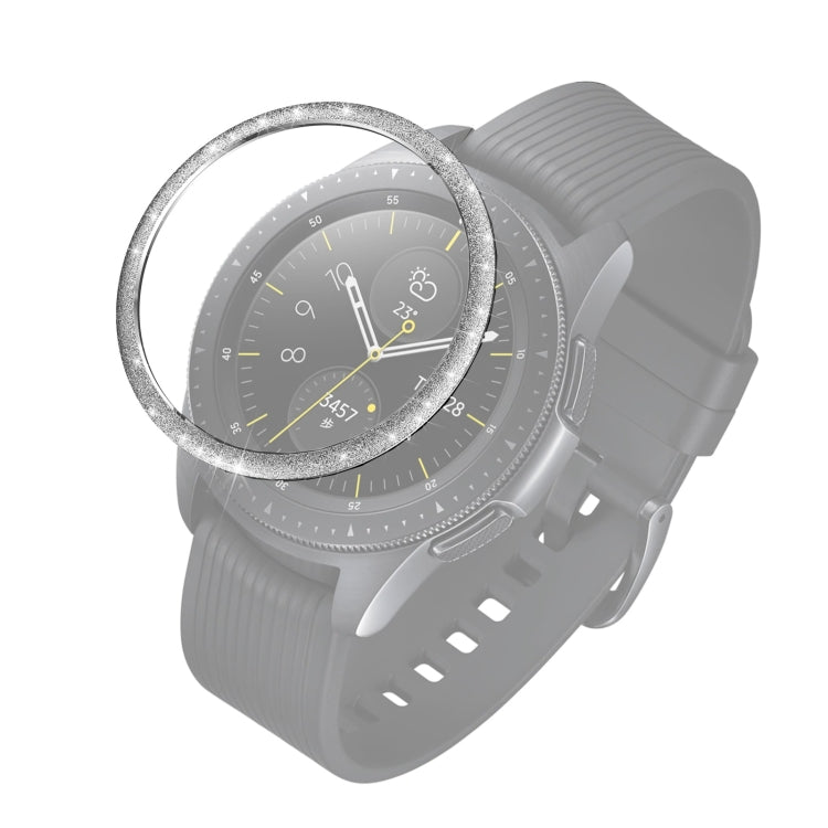 Glitter Powder Stainless Steel Bezel Ring, For Samsung Galaxy Watch 42mm
