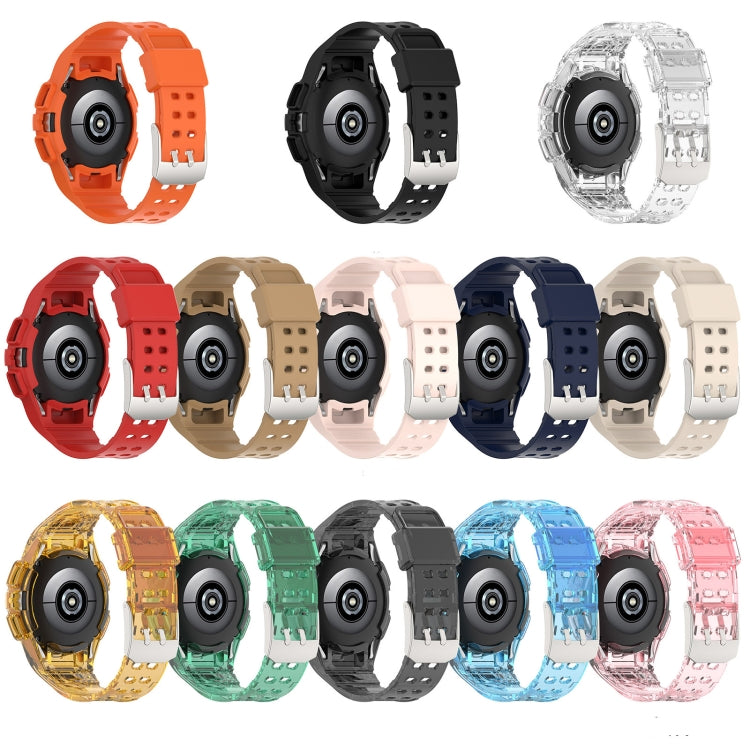 Silicone Integrated Watch Band, For Samsung Galaxy Watch4 40mm, For Samsung Galaxy Watch4 44mm