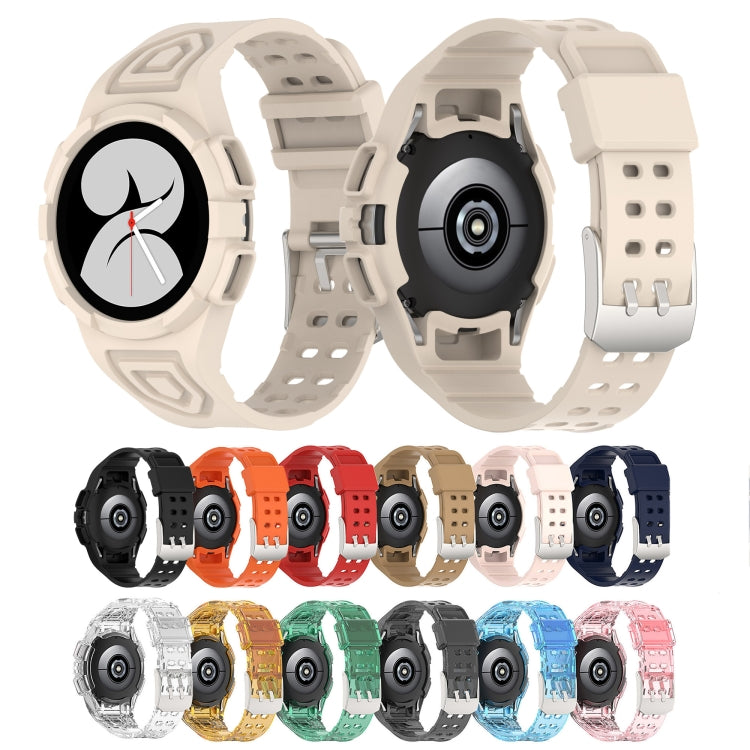 Silicone Integrated Watch Band, For Samsung Galaxy Watch5 40mm, For Samsung Galaxy Watch5 44mm