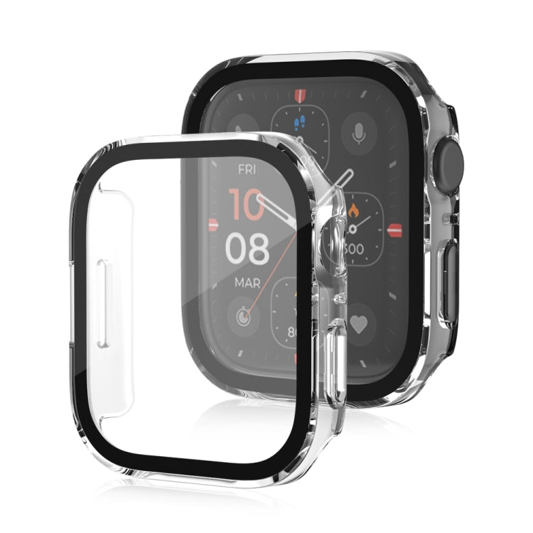 Life Waterproof Frosted 2 in 1 PC Frame + Tempered Glass Protective Case, For Apple Watch Series 9 / 8 / 7 45mm