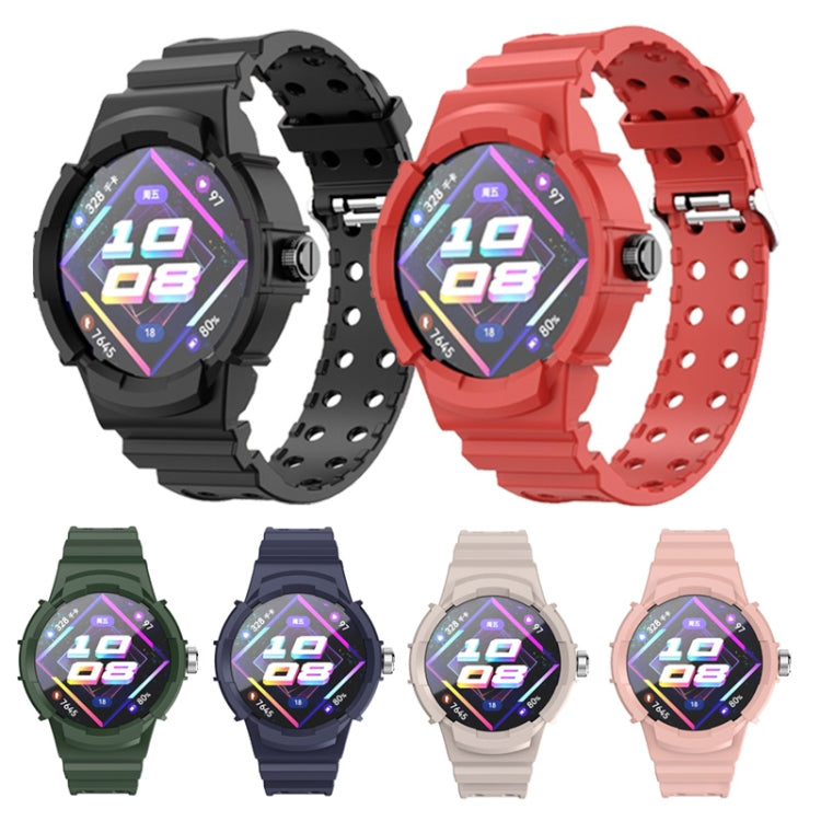 Integrated Silicone Watch Band, For Huawei Watch GT Cyber