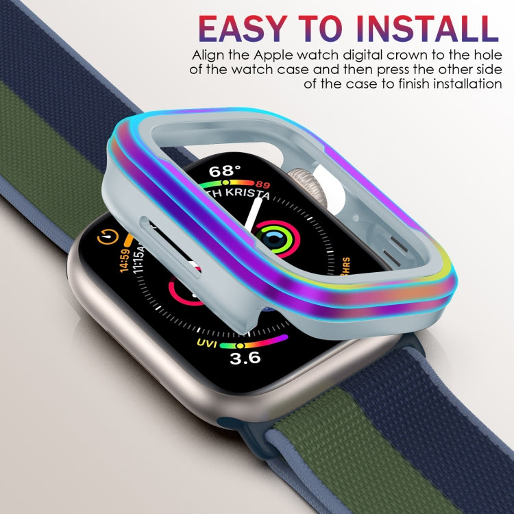 Aluminum Alloy + TPU 2 in 1 Protective Case, For Apple Watch Ultra 3 / 2 / 1 49mm, For Apple Watch Series 9 / 8 / 7 45mm, For Apple Watch Series 6 / 5 / 4 / SE 44mm, For Apple Watch Series 9 / 8 / 7 41mm, For Apple Watch Series 6 / 5 / 4 / SE 40mm