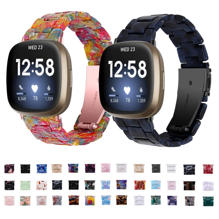 Universal Resin Watch Band, For Fitbit Versa 3 / Sense