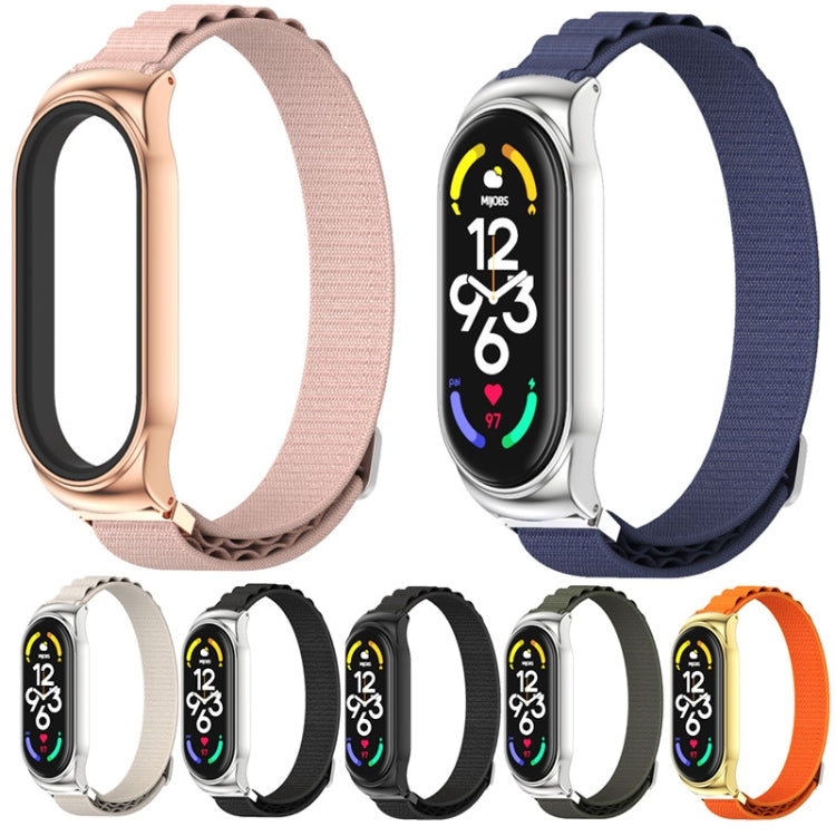 MIJOBS CS Nylon Breathable Watch Band, For Xiaomi Mi Band 6 / 5 / 4 / 3, For Xiaomi Mi Band 7 / 7 NFC