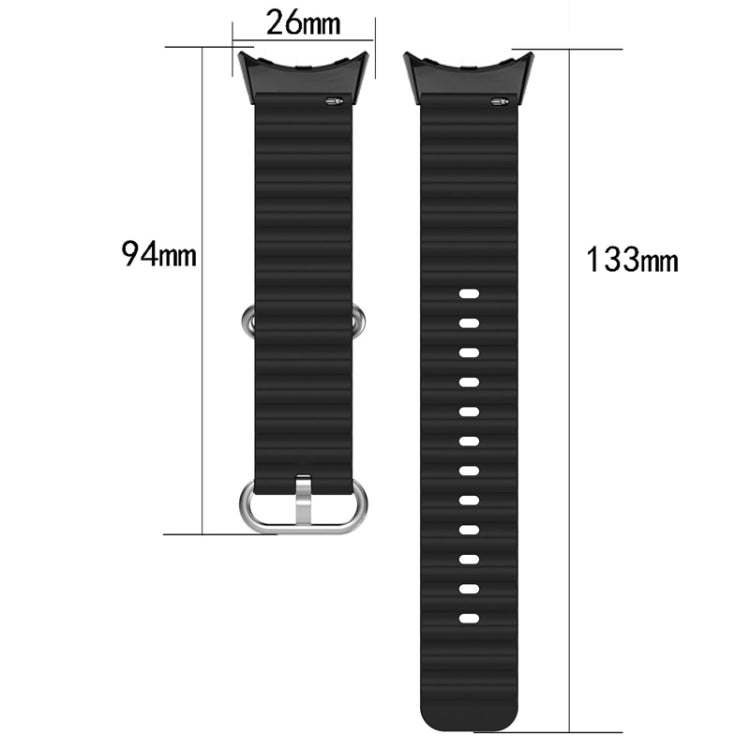 Ocean Silicone Watch Band, For Google Pixel Watch 5 / 4 / 3 / 2 / 1 41mm