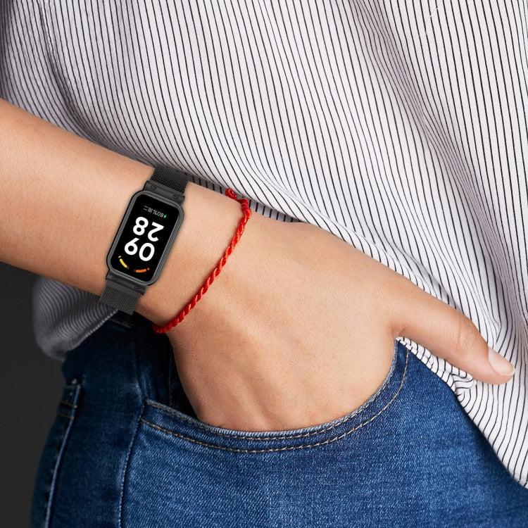 2 in 1 Milan Metal Watch Band, For Redmi Band 2