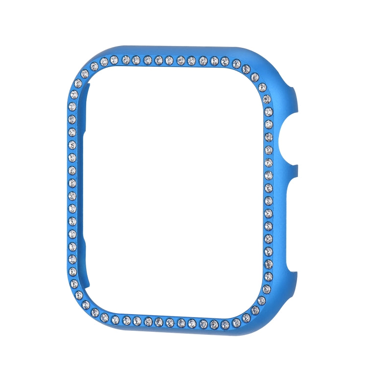 Aluminum Alloy Diamond Watch Protective Case, For Apple Watch Series 9 / 8 / 7 45mm, For Apple Watch Series SE 2025&SE 2&6&SE&5&4 44mm