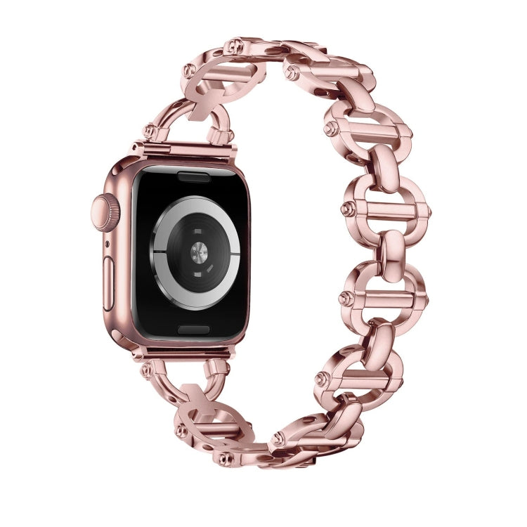 Ladder Buckle Metal Watch Band, For Apple Watch Ultra 49mm, For Apple Watch 8 41mm, For Apple Watch 8 45mm, For Apple Watch SE 2022 40mm, For Apple Watch SE 2022 44mm, For Apple Watch 7 41mm, For Apple Watch 7 45mm, For Apple Watch SE 40mm