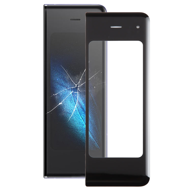 LCD Secondary Screen Outer Glass Lens with OCA Optically Clear Adhesive, For Galaxy Z Fold7 SM-F966B, For Samsung Galaxy Z Fold6 SM-F956B