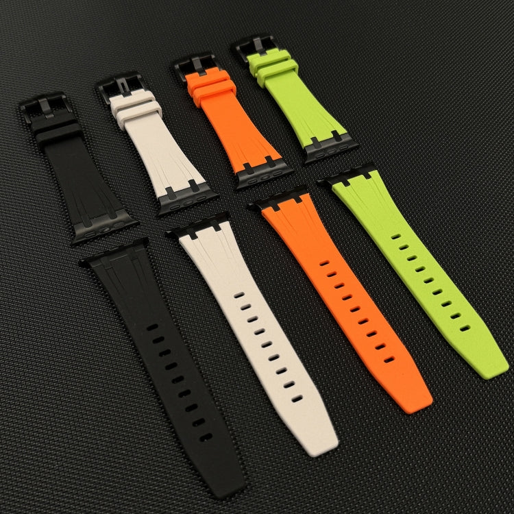Stone Grain Liquid Silicone Watch Band, For Apple Watch Series 8 45mm, For Apple Watch SE 2022 44mm, For Apple Watch Series 7 45mm, For Apple Watch SE 44mm
