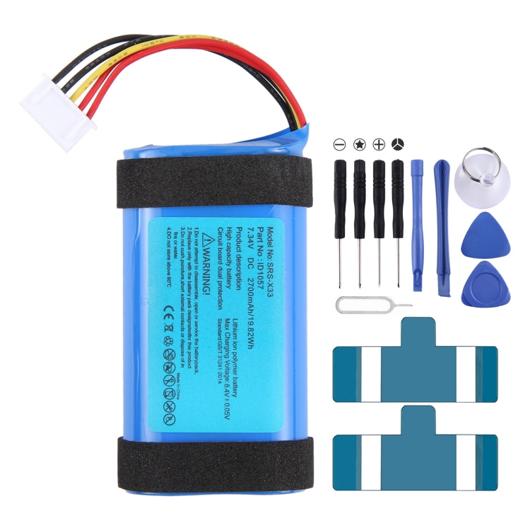 Battery Replacement, For Sony SRS-X3 SRS-XB2 SRS-XB20 2600mAh, For Sony SRS-X30/XB3/XB30/XB43 ID659 ID659B 5200mAh, For Sony Sony SRS-X33 ST-03 2200mAh