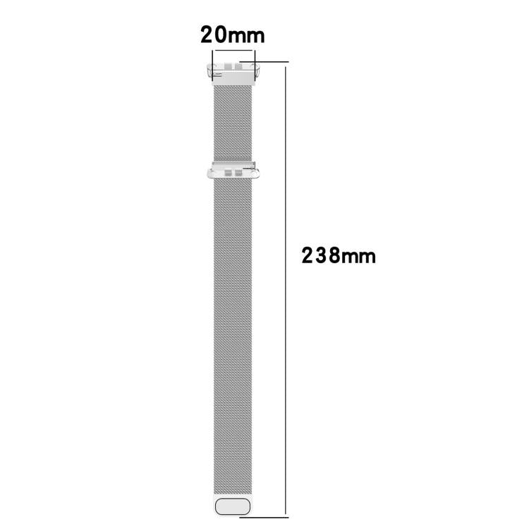 Milanese Magnetic Stainless Steel Watch Band, For Honor Watch X5