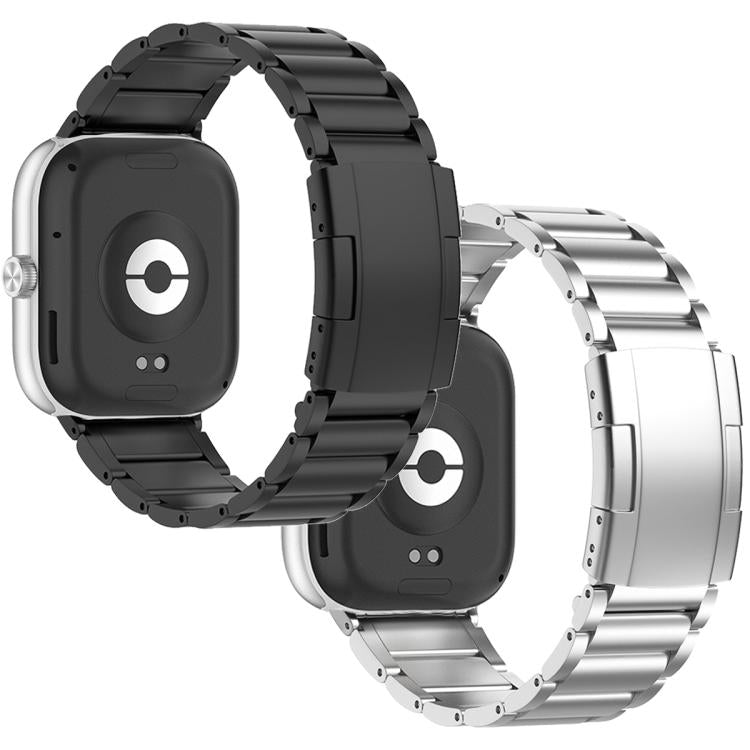 Three Beads Turtle Buckle Titanium Alloy Watch Band, For Xiaomi Band 10 Pro / Redmi Watch 6 / 5