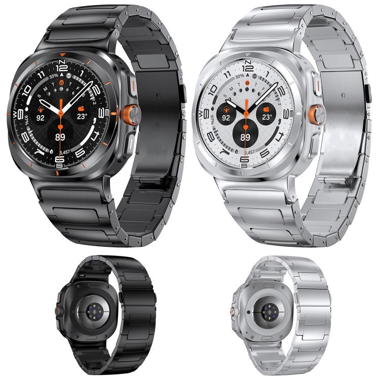I-Shaped Flat Buckle Stainless Steel Watch Band, For Samsung Galaxy Ultra 47mm / Ultra 2025
