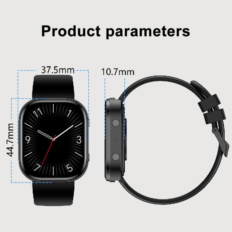 QS15 1.88 inch HD TFT Screen Smart Watch, Support Health Monitoring, Multiple Sports Modes