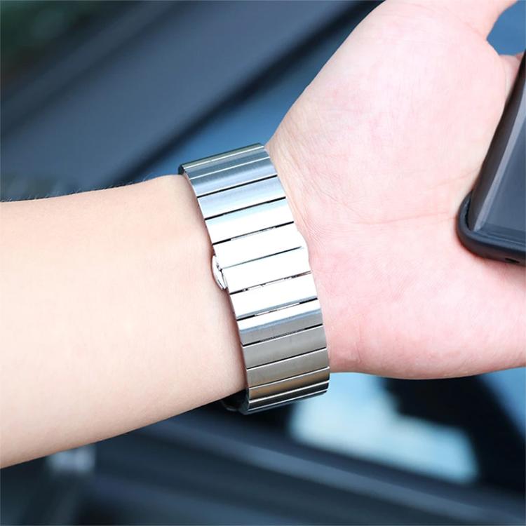 One Beads Butterfly Buckle Stainless Steel Watch Band, For Huawei Band 11 / Band 11 Pro