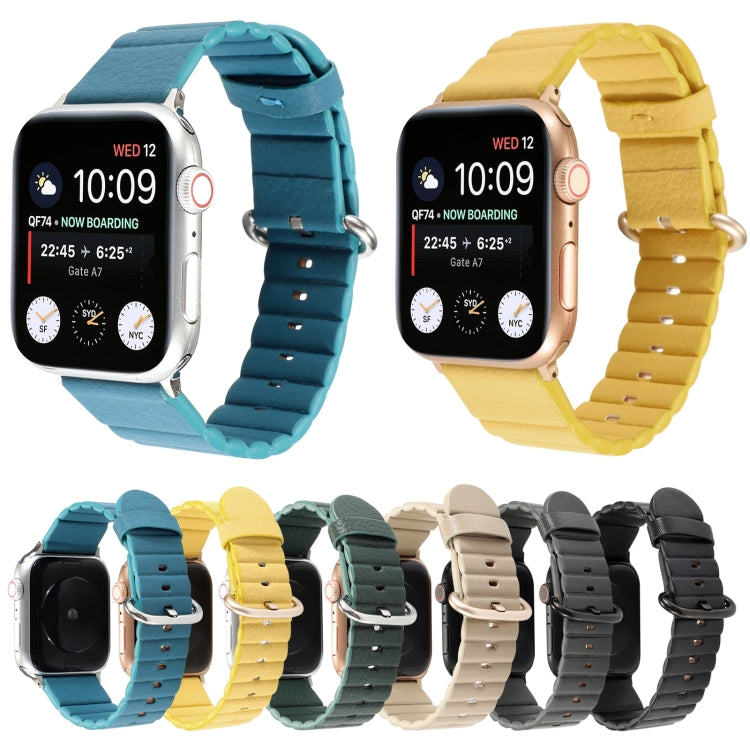 Loop Stripes Replacement Strap Watchband with Iron Buckle, For Apple Watch Series 7 41mm / & 6 & SE & 5 & 4 40mm, For Apple Watch Series 7 45mm / & 6 & SE & 5 & 4 44mm
