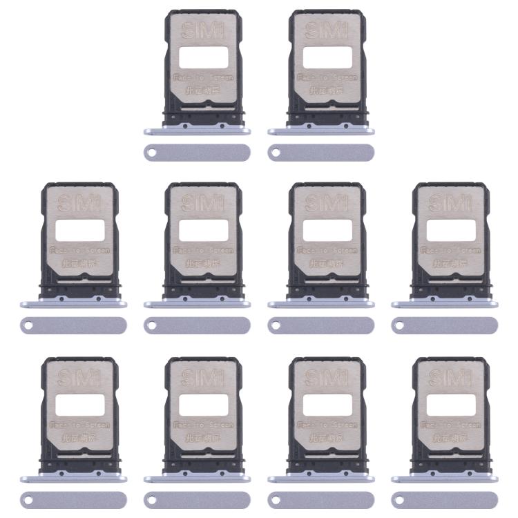 For Xiaomi Redmi K80 10pcs Original SIM Card Tray + SIM Card Tray, For Xiaomi Redmi K80(Original)