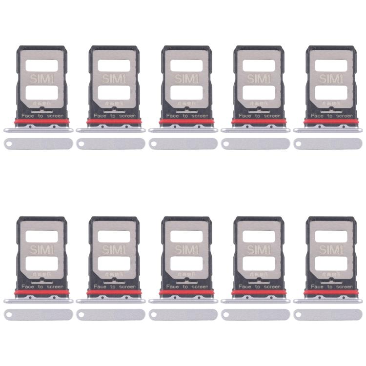 For Xiaomi Redmi K70 10pcs SIM Card Tray + SIM Card Tray, For Xiaomi Redmi K70