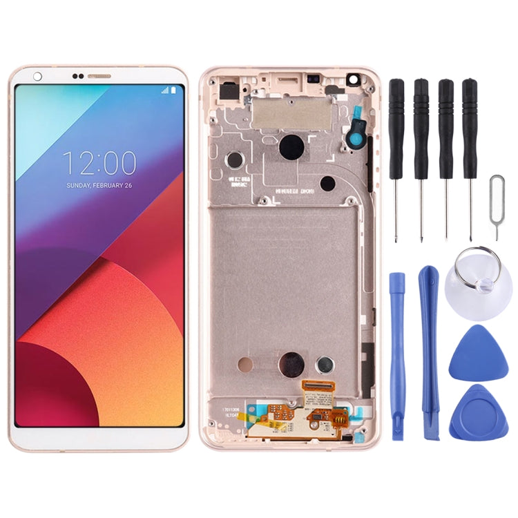 LCD Screen and Digitizer Full Assembly with Frame For LG G6 / H870 / H870DS / H872 / LS993 / VS998 / US997, For LG G6(Blue), For LG G6(Purple), For LG G6(Gold)