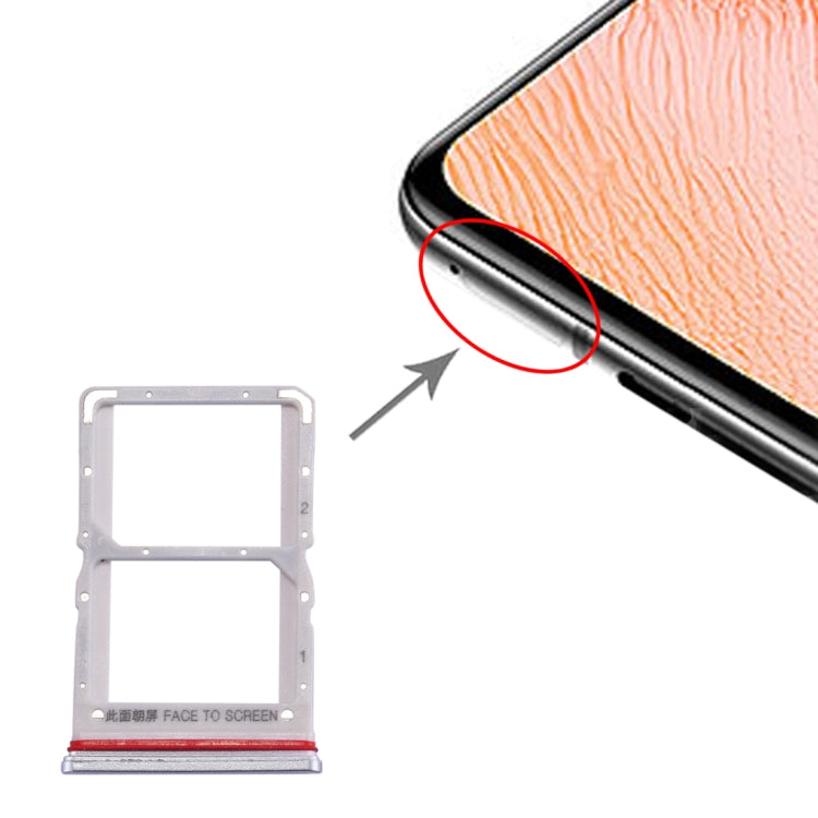 SIM Card Tray + SIM Card Tray for Xiaomi Redmi K30 5G, For Xiaomi Redmi K30 5G, For Redmi K30 5G