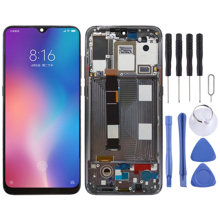 Original AMOLED Material LCD Screen and Digitizer Full Assembly with Frame for Xiaomi Mi 9, For Xiaomi Mi 9 (AMOLED), For Xiaomi Mi 9, For Xiaomi Mi 9 (AOLED)