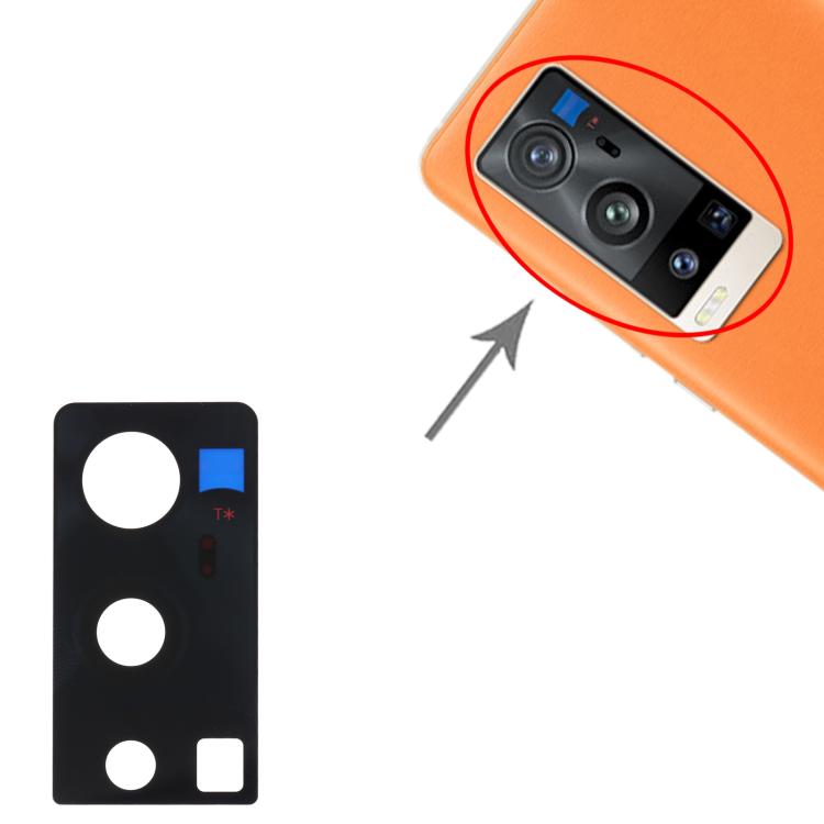 For Vivo X60 Pro+ V2056A 10pcs Back Camera Lens, For Vivo X60 Pro+