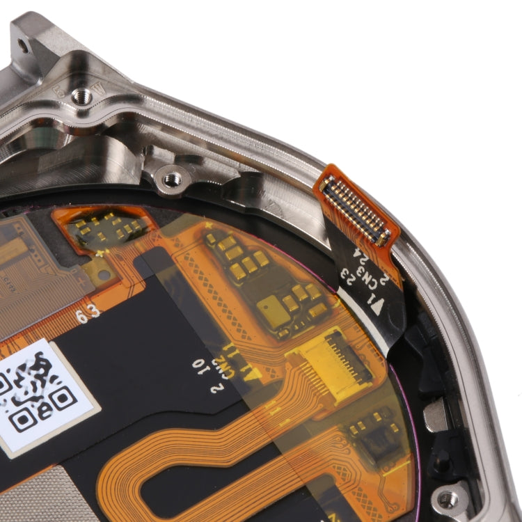 Original Sapphire Material LCD Screen for Huawei Watch GT 3 Pro 46mm Digitizer Full Assembly With Frame, For Huawei Watch GT 3 Pro 46mm(Silver)