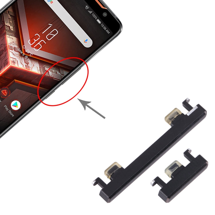 For Asus ROG Phone II 1Set Power Button + Volume Control Button, For Asus ROG Phone II