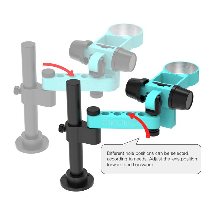 RF4 RF-FO19 Telescopic Articulating Arm Rotatable Universal Bracket for Stereo Microscope, RF4 RF-FO19
