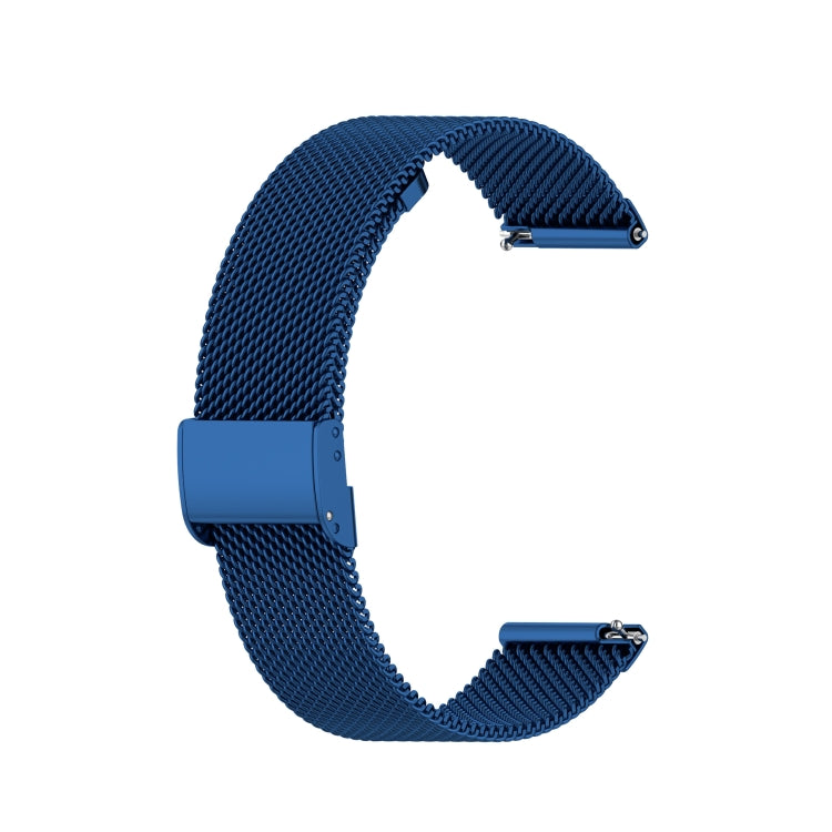 For Huawei GT2 42mm / Galaxy Watch 42mm /Galaxy Active2 Stainless Steel Mesh Watch Wrist Strap 20MM, Black, Gold, Rose Gold, Silver, Colourful, Blue, Purple