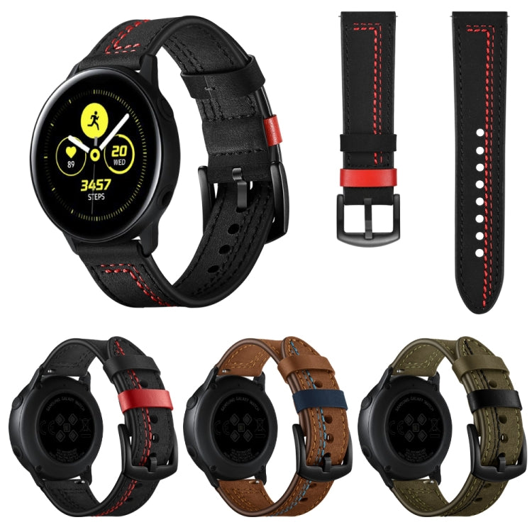 22mm For Huawei Watch GT2e / GT2 46mm Zigzag Leather Stap