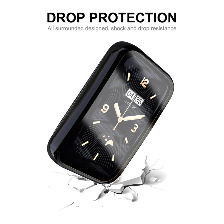 For Xiaomi Mi Band 7 Pro ENKAY Hat-Prince Full Coverage Electroplated TPU Screen Protection Case