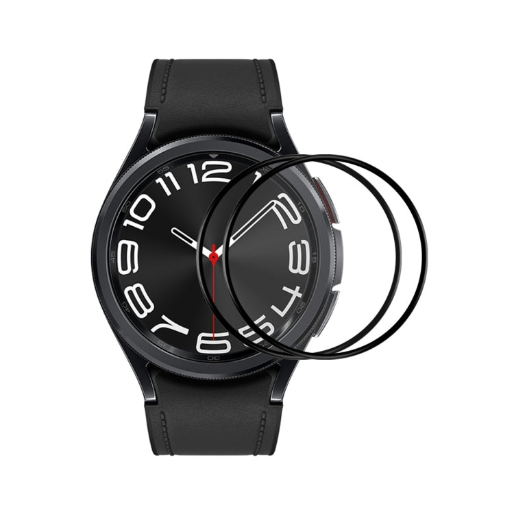 2pcs ENKAY 3D Full Coverage Soft PC Edge PMMA HD Screen Film, For Galaxy Watch Ultra2 2026 / 2025 / 1 2024, For Galaxy Watch9 / 8 44mm