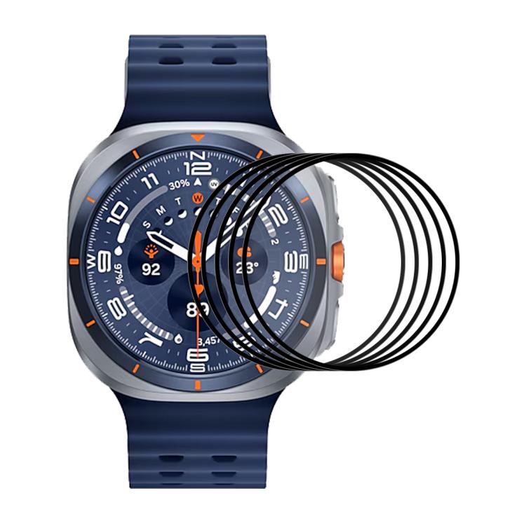 5pcs ENKAY 3D Full Coverage Soft PC Edge PMMA HD Screen Film, For Galaxy Watch Ultra2 2026 / 2025 / 1 2024, For Galaxy Watch9 / 8 44mm, For Galaxy Watch9 / 8 40mm, For Galaxy Watch8 Classic 46mm, For Galaxy Watch6 / Watch7 44mm