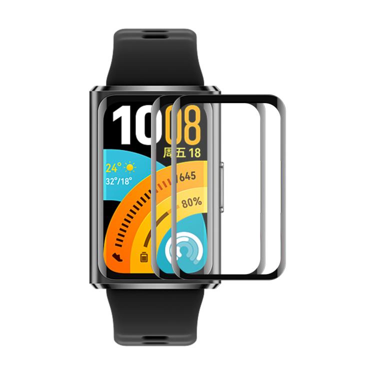 2pcs ENKAY 3D Full Coverage Soft PC Edge PMMA HD Screen Film, For Huawei Band 11 Pro, For Huawei Band 11, For Huawei Watch GT 6 46mm, For Huawei Watch GT 6 41mm, For Huawei Watch 5 42mm, For Huawei Watch 5 46mm, For Huawei Watch Fit 4 Pro