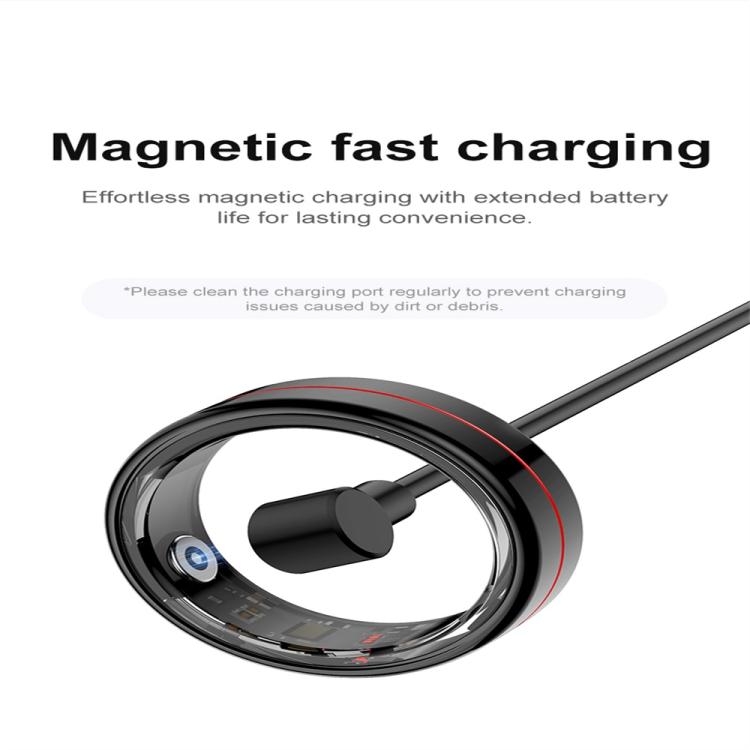 R04 SIZE 8 Smart Ring, Support Heart Rate / Blood Oxygen Monitoring / Sleep / Take Photos