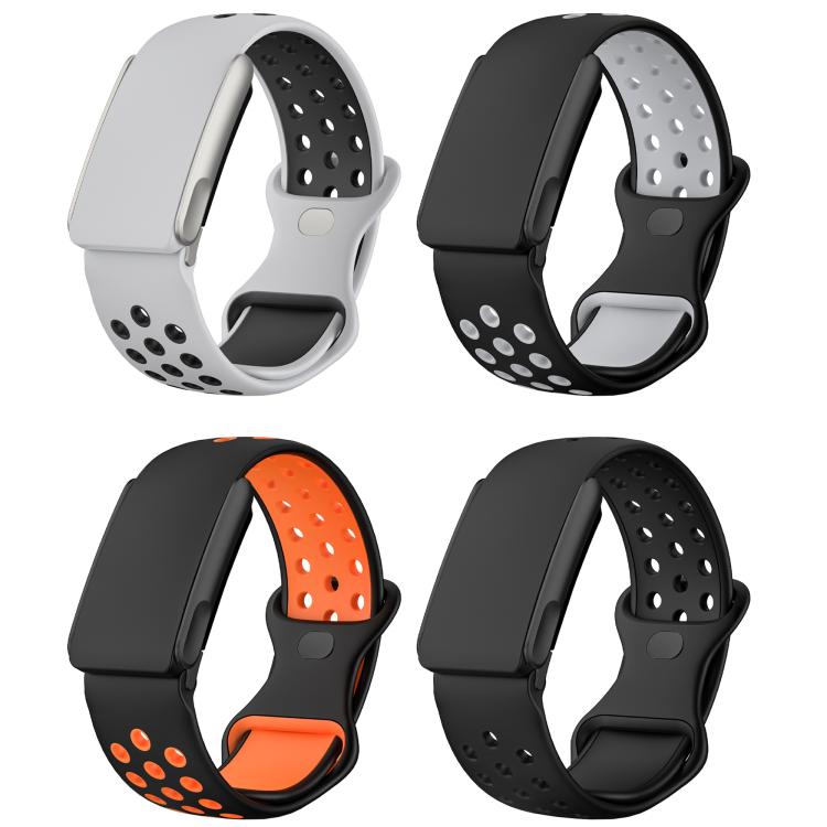 Reverse Buckle Breathable Silicone Sports Watch Band, For WHOOP 5.0 Electrocardiogram, For WHOOP 5.0 Regular