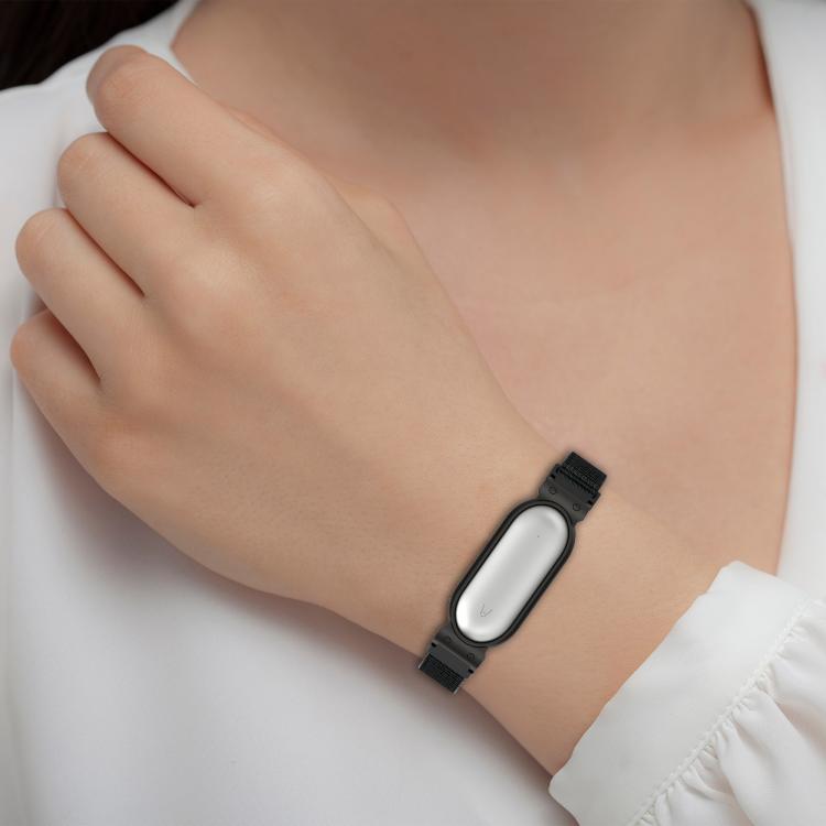 Watch Frame Integrated Nylon Loop Hook and Loop Fastener Watch Band, For Plaud NotePin AI / NotePin S AI