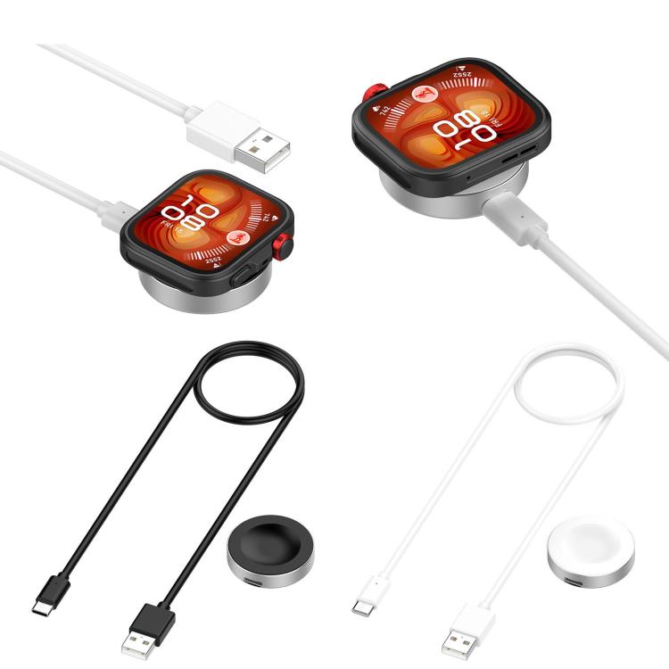 Split Metal Shell Watch Magnetic Charger, Length: 1m, Split Watch Charger