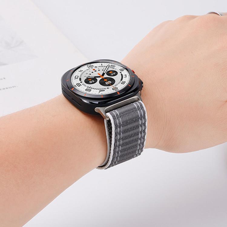 Parachute Buckle Wave Texture Nylon Watch Band, For Samsung Galaxy Watch Ultra 47mm / Ultra 2025