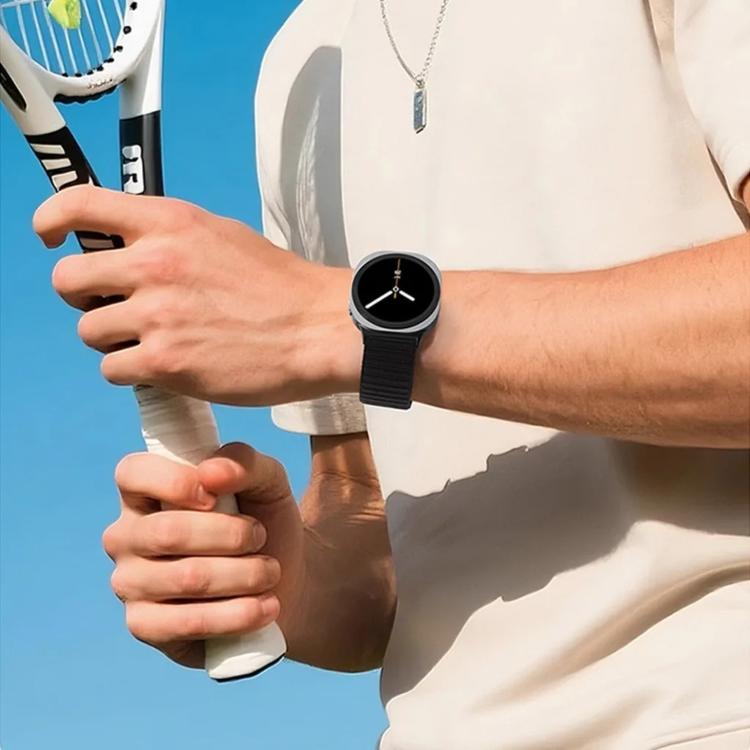 Parachute Buckle Mountain Pattern Woven Nylon Metal Tip Watch Band, For Samsung Galaxy Watch8 / Watch8 Classic
