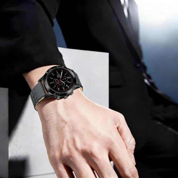 Quick Release Stud Buckle Magnetic Silicone Watch Band, For Garmin 22mm